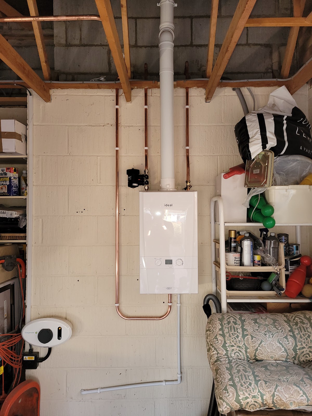 Boiler garage install