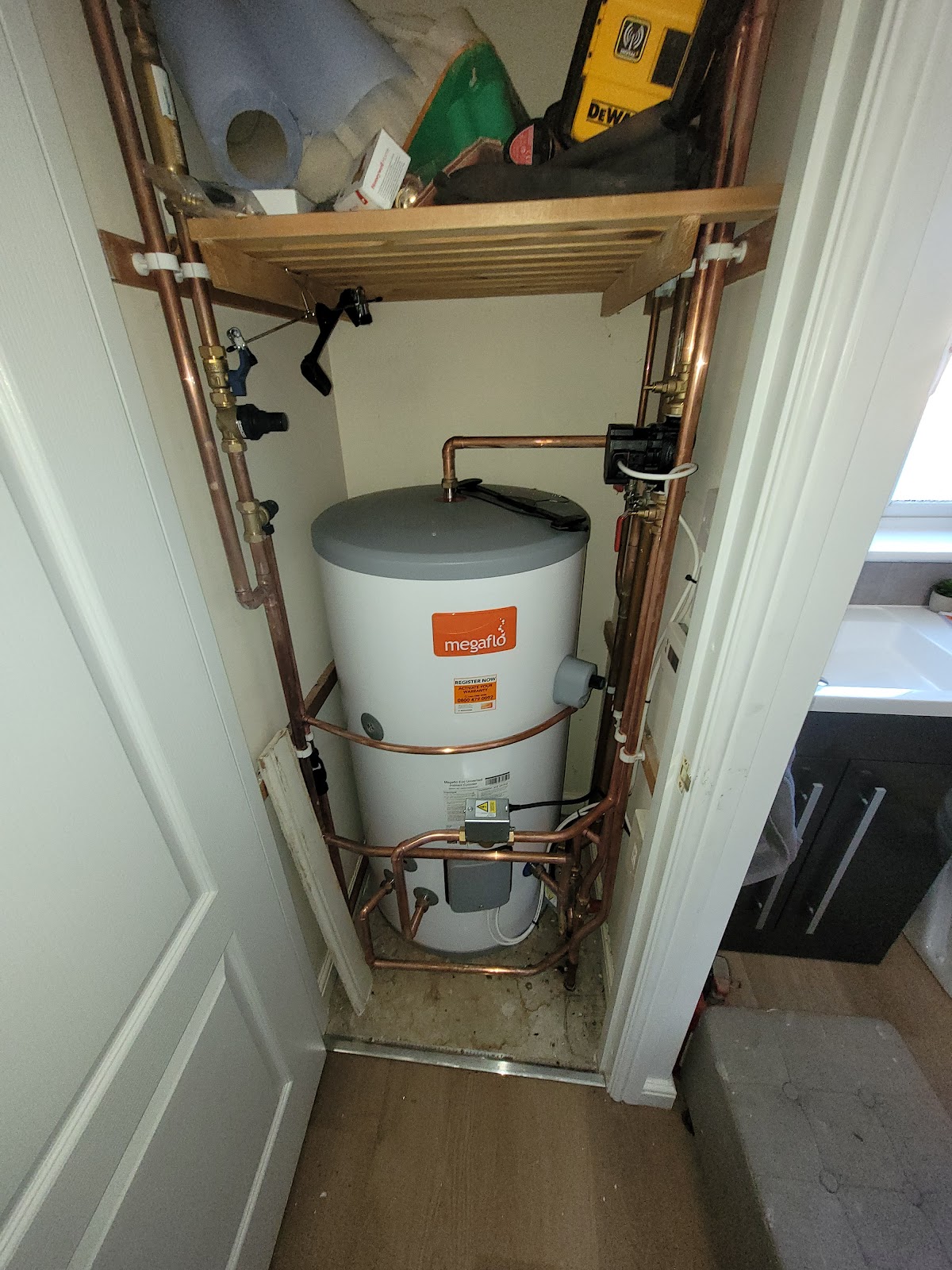 Megaflo unvented cylinder install